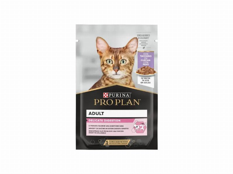 Comida Húmida Para Gato Pro Plan Delicate Com Peru 85 g