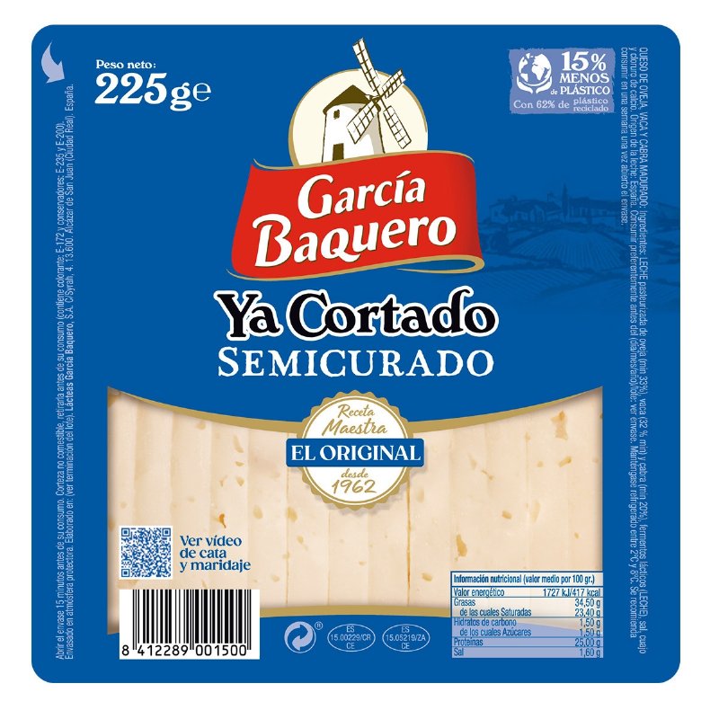 Queijo Semicurado Já Cortado 225 g