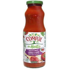 Polpa De Tomate Com Cebola E Alho Compal Da Horta 500 gr