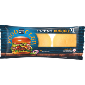 Pão De Hambúrguer Panino Xl Sem Glúten Nutrifree 200 gr (2 Un)