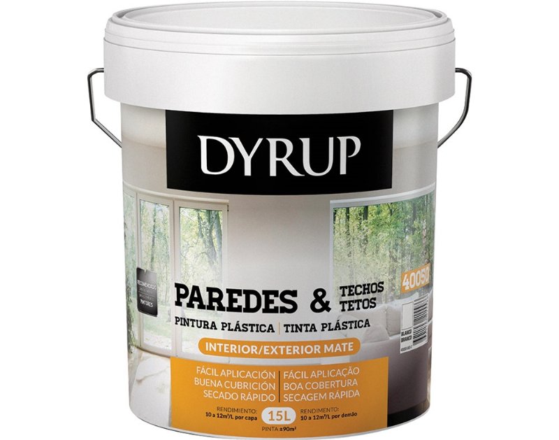Tinta Dyrup Paredes E Tetos Branco 15 l