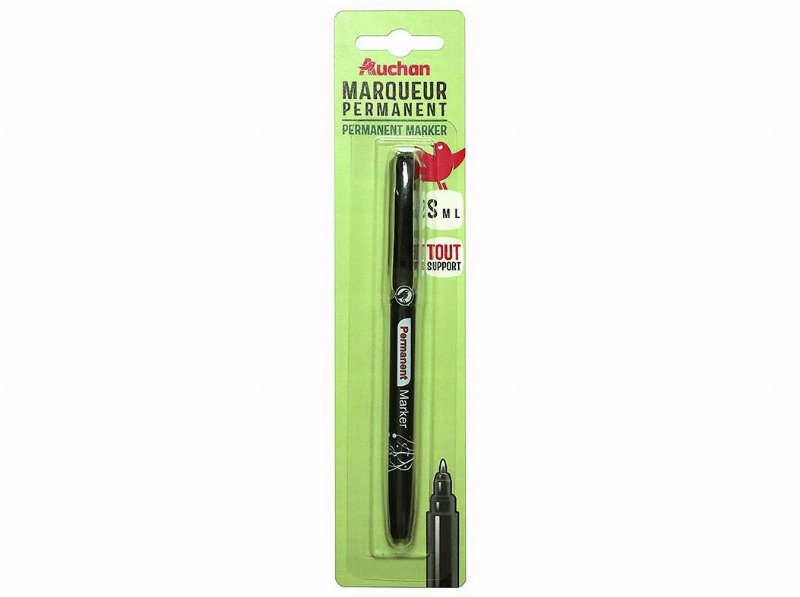 Marcador Permanente Auchan Preto