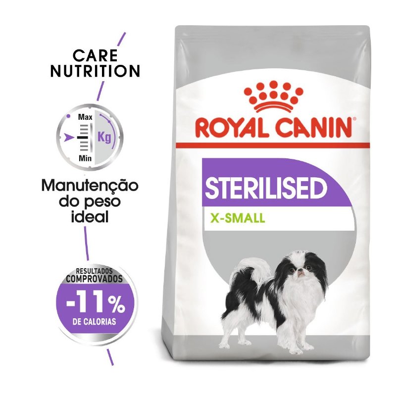 Alimento Seco Para Cão Esterilizado Raças X-Small 1.5 kg