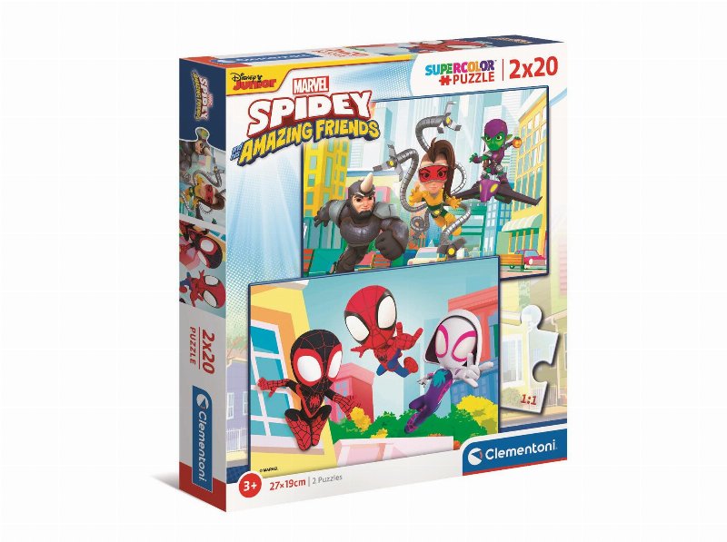 Puzzle Spidey Clementoni 2X20 Peças