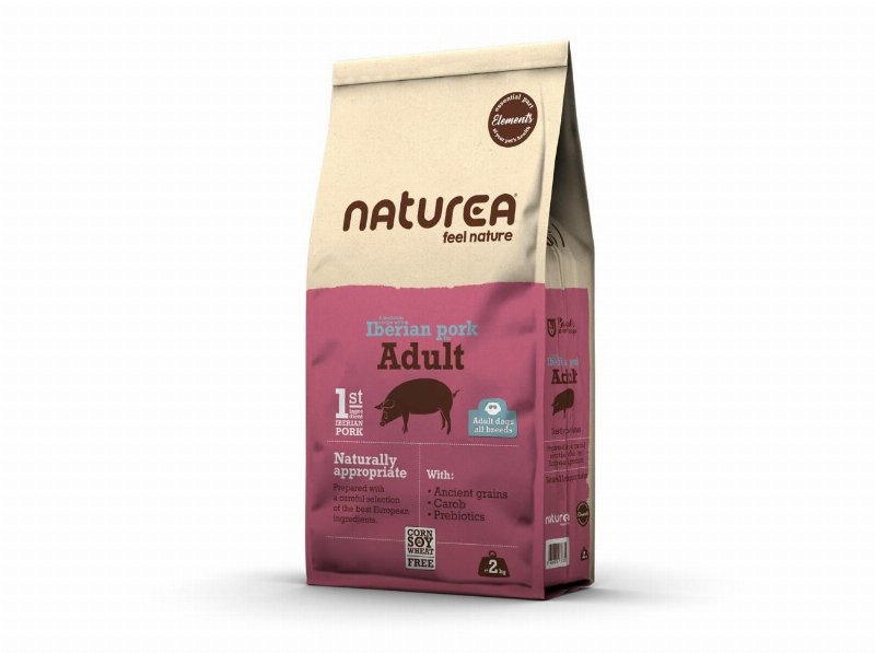 Ração Cão Naturea Elements Adulto Iberian Pork 2 kg