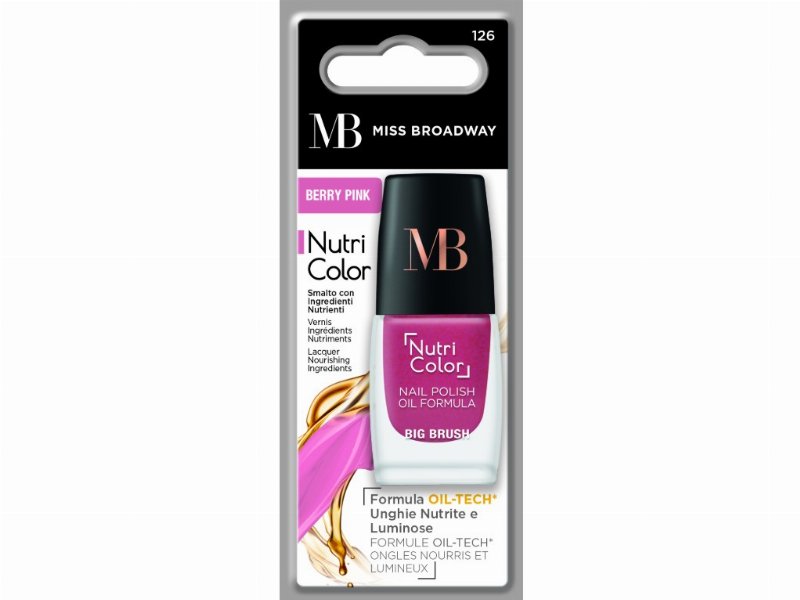 Verniz Mb Milano Unhas Berry Pink Un