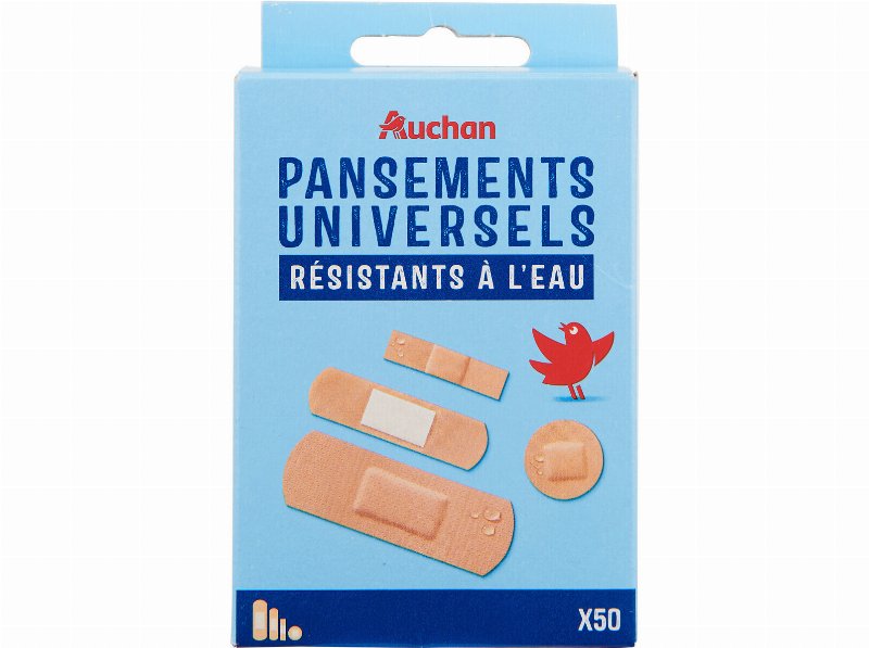 Pensos Multiusos Auchan 4 Tamanhos Bege 50Un