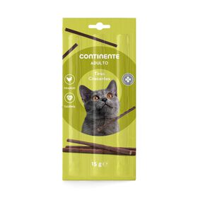 Snack Para Gato Adulto Tiras Crocantes Continente 15 g (3 Un)