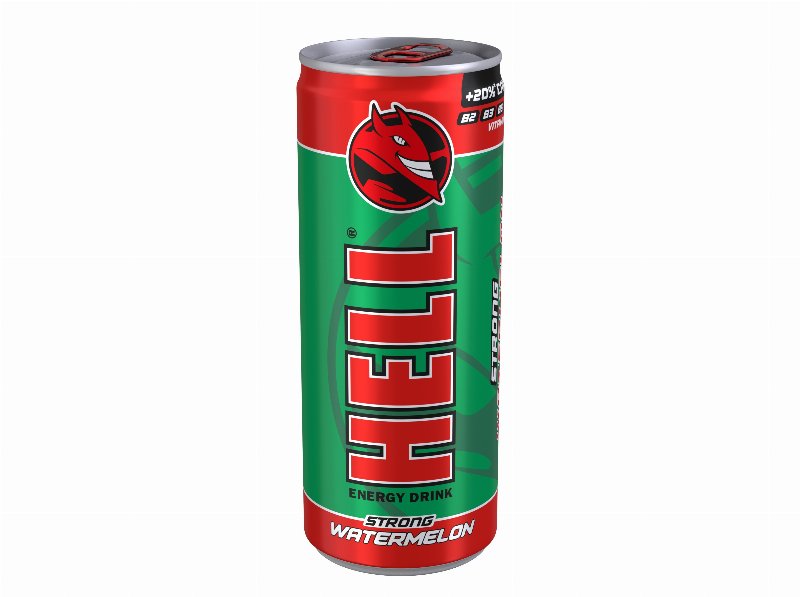 Bebida Energetica Hell Melancia 0.25 l (Sdr)
