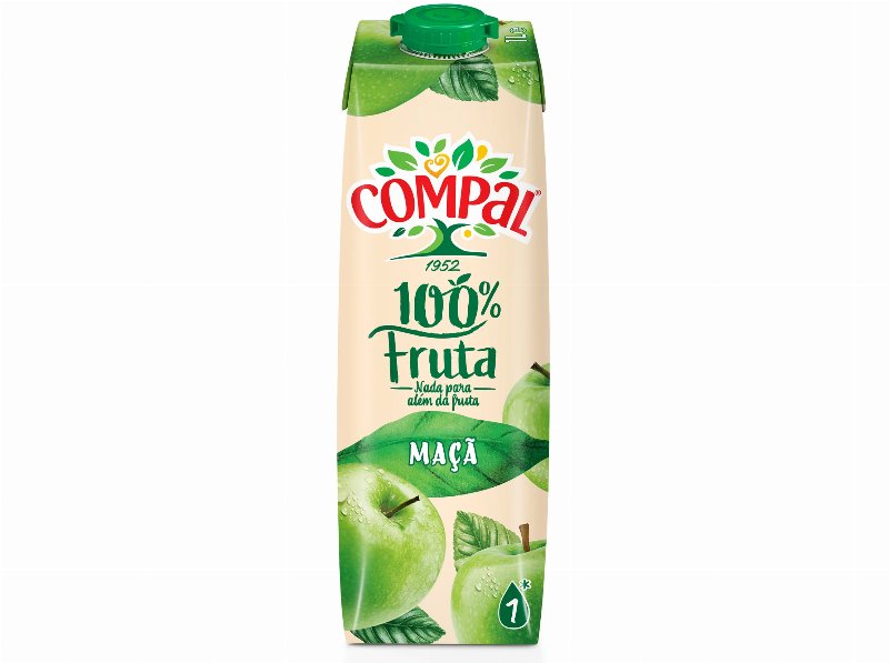 Sumo Compal 100% Maçã 1 l
