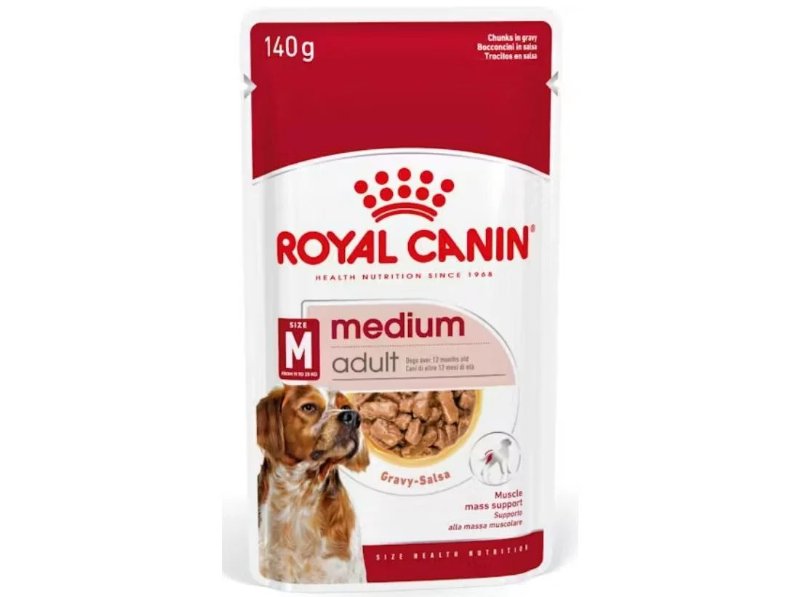 Comida Húmida Cão Royal Canin Medium Adulto 140 g