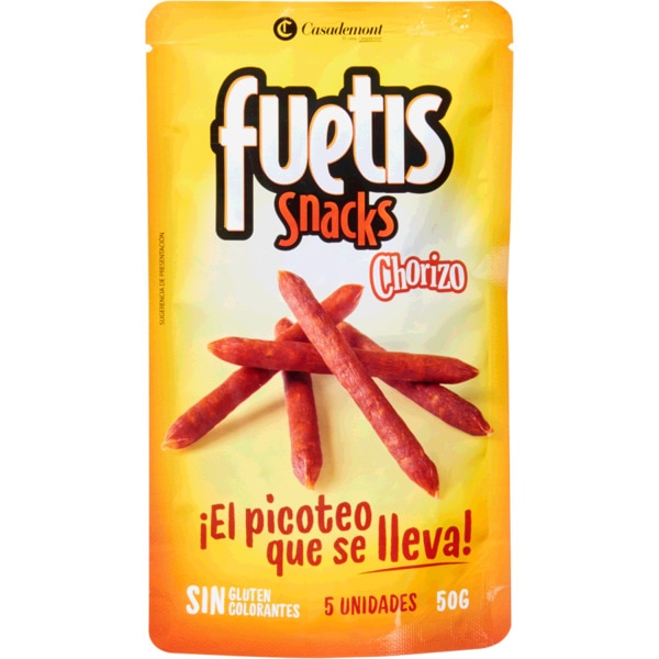 Fuet Snacks De Chouriço Sem Glúten 50 g