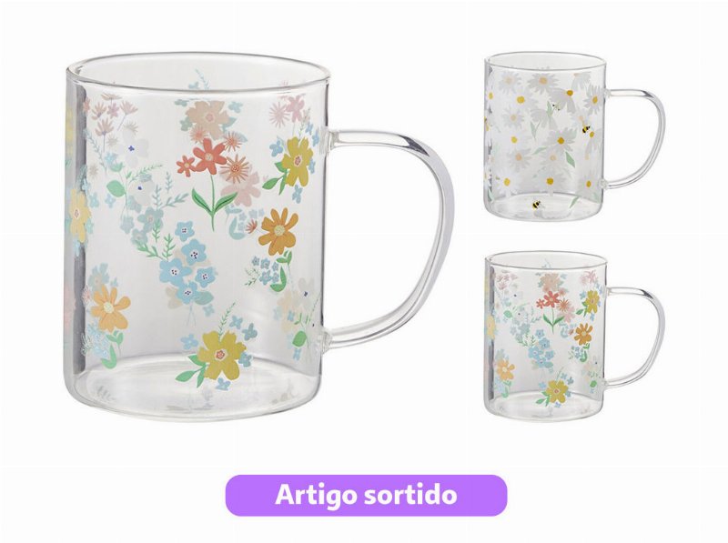 Caneca Chá/Café 420 ml Modelos Sortidos
