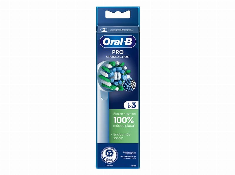 Recarga Escova Elétrica Oral-B Cross Action 3 Unidades