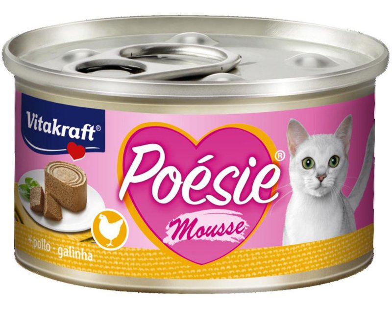 Comida Húmida Para Gato Vitakraft Poesie Mousse Frango 85 g