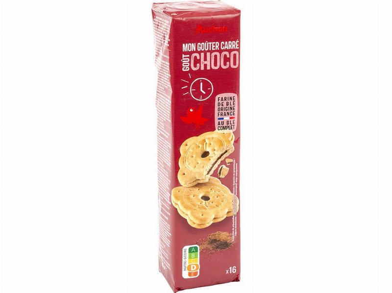Bolacha Auchan Com Recheio Chocolate 300 g