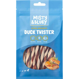 Snack Para Cão Espirais Pato Misty & Bluey 70 g