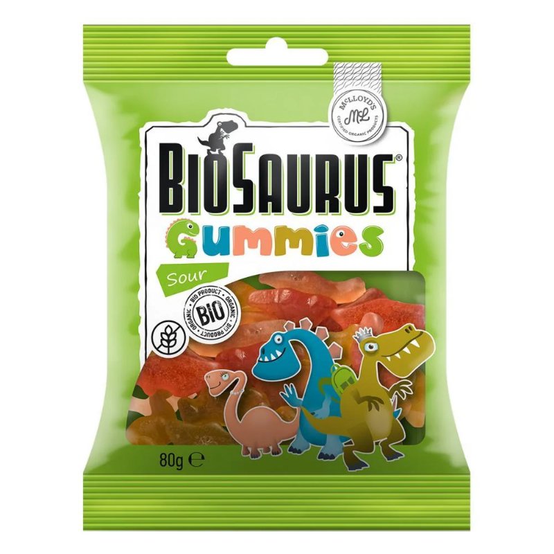 Gomas Ácidas Bio Biosaurus 80 g