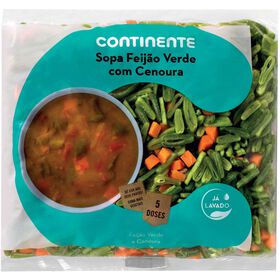 Preparado Para Sopa De Feijão Verde Com Cenoura Continente 750 gr