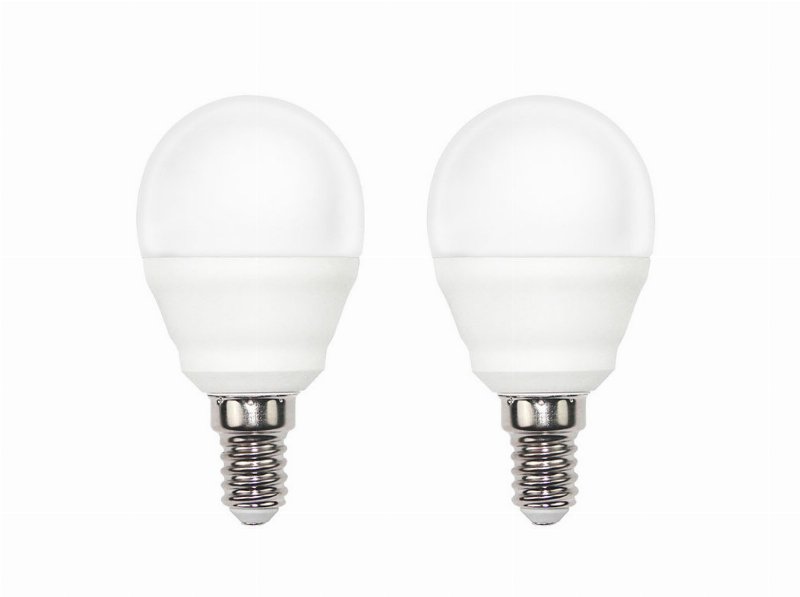 Lâmpada Mini Led Polegar E14 40Weq Luz Amarela 2 Unidades