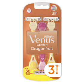 Lâminas Descartáveis Comfort Dragonfruit 3 Gillette Venus  3 Un