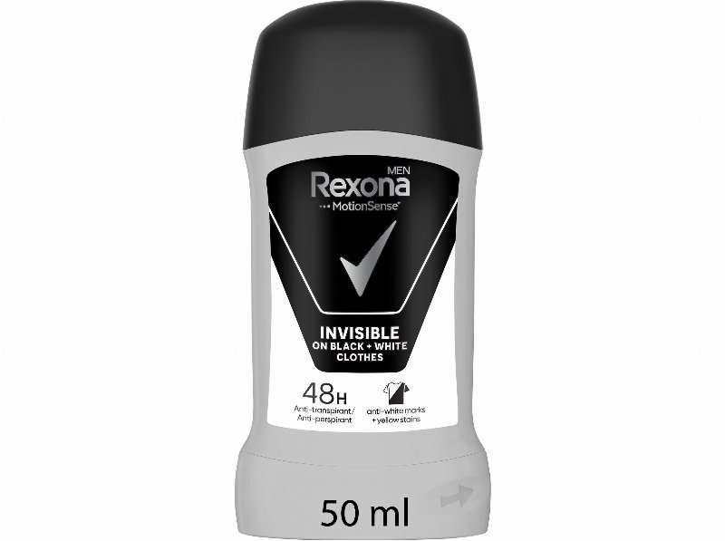 Desodorizante Stick Rexona Men Invisible B+W 50 ml