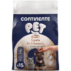 Tapete Higiénico De Educação Premium Carvão Ativo 60X80 Cm 15 Un