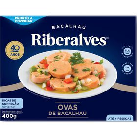 Ovas De Bacalhau Congeladas Riberalves 400 gr
