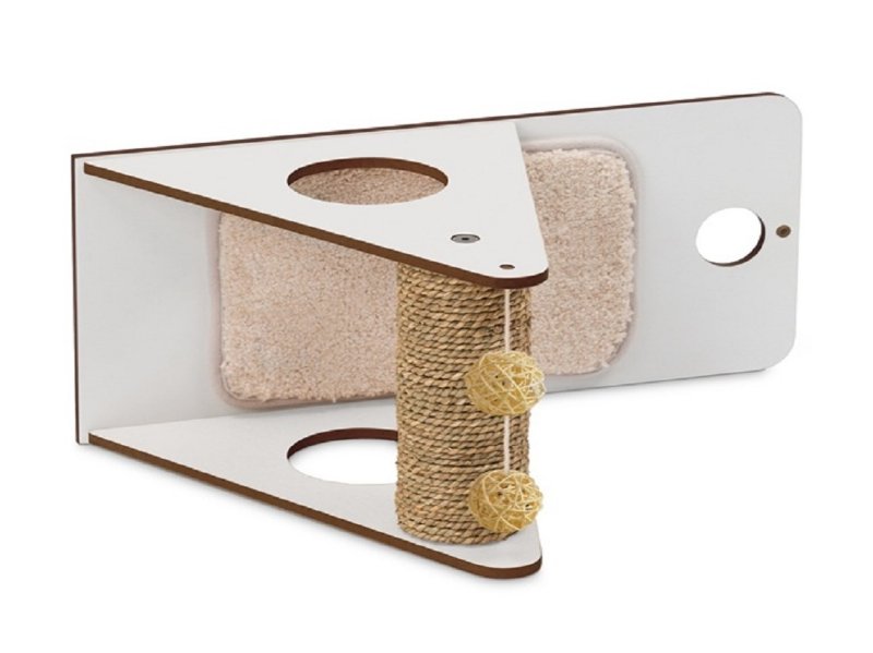 Arranhador Para Gato Catit Branco 37X23.5X44Cm