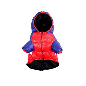 Anorak Para Cão Stripes Vermelho E Azul Dashi 1 Un