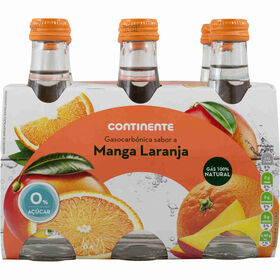 Água Com Gás Manga Laranja Continente 6 X 25 cl
