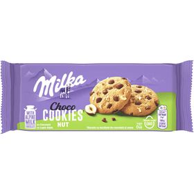 Bolachas Cookies Com Pepitas De Chocolate E Avelãs Milka 135 gr