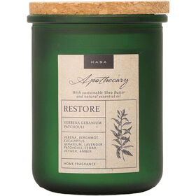 Vela Em Copo Com Tampa 220 g Restore Verde Kasa