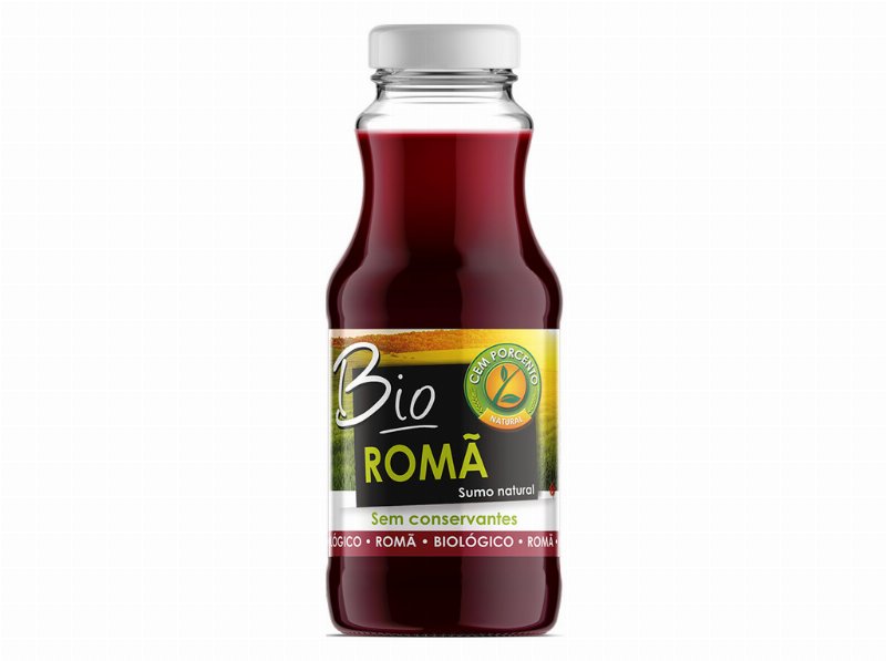 Sumo Cem Porcento Natural De Romã Bio 200 ml