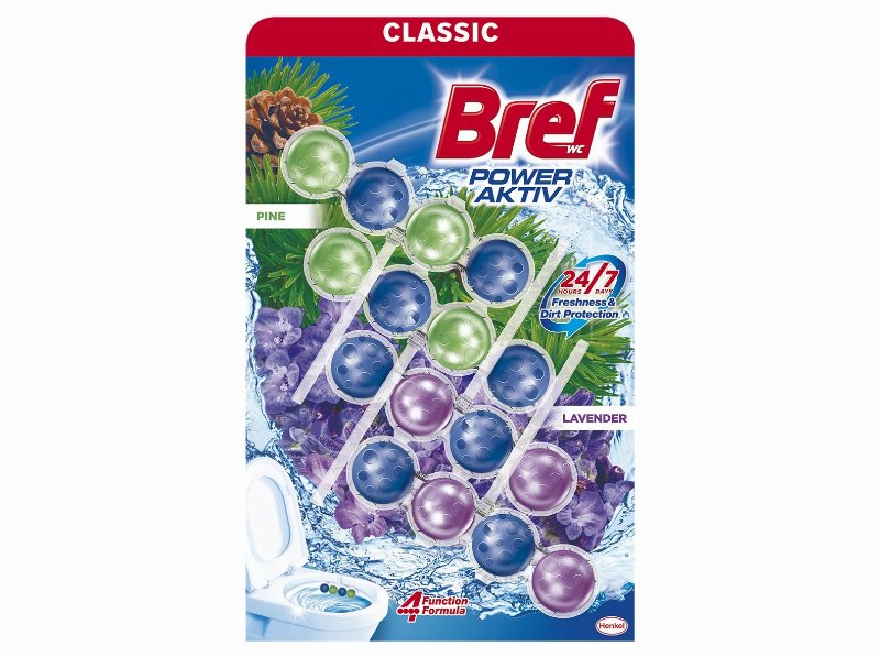 Bloco Sanitário Bref Sonasol Wc Pinho E Lavanda 4 Un