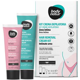 Kit Creme Depilatório Corpo Pele Sensível Body Natur 1 Un