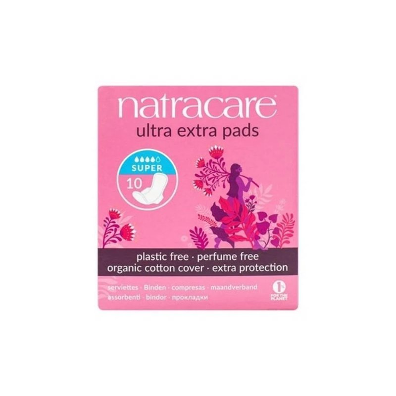 Penso Algodão Extra Fino Alas Super Bio Natra Care 10 Unds