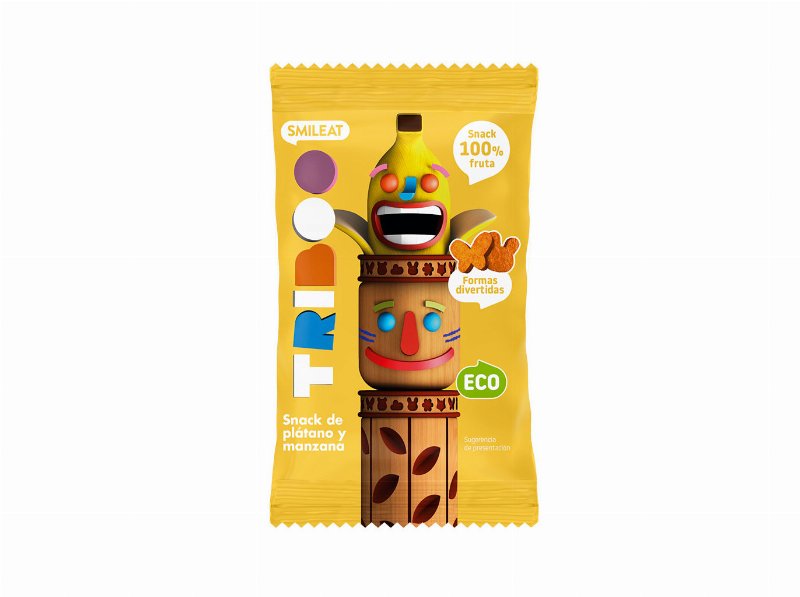 Snack Fruta Smileat Maçã E Banana Bio 25 g