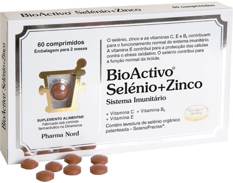 Suplemento Bioactivo Selenio + Zinco 60 Comprimidos