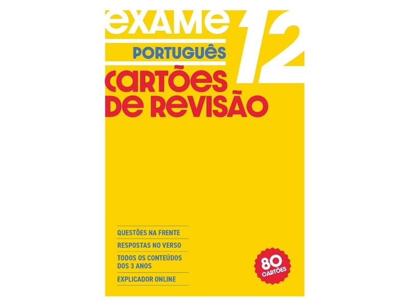 Livro Cartões De Revisão De Português 12Ano