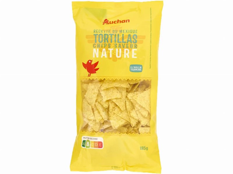 Tortilhas Auchan Base De Milho Natura Com Óleo Girassol 185 g