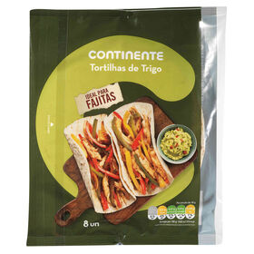 Tortilhas De Trigo Fajita Continente 320 gr