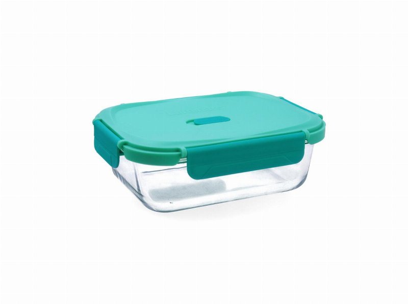 Caixa Hermética Luminarc Rectangular Verde 104 cl