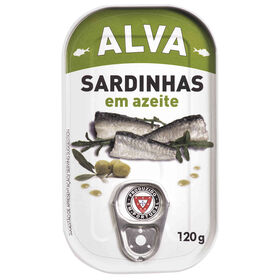 Sardinha Em Azeite Refinado Alva 120 gr (Peso Escorrido 85 gr)