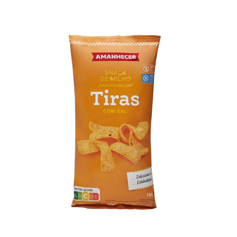 Snack Tiras De Milho 130 g Amanhecer