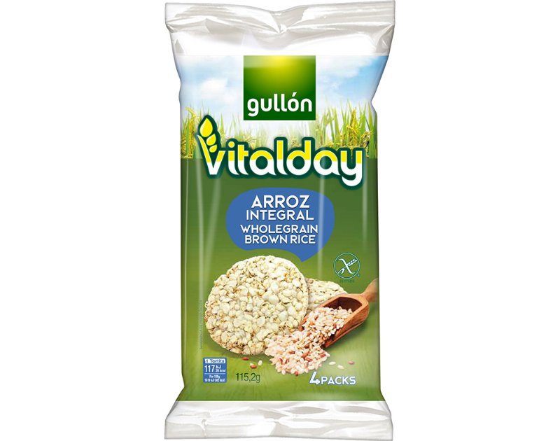 Tortitas Gullon Vitalday Arroz 115.2 g