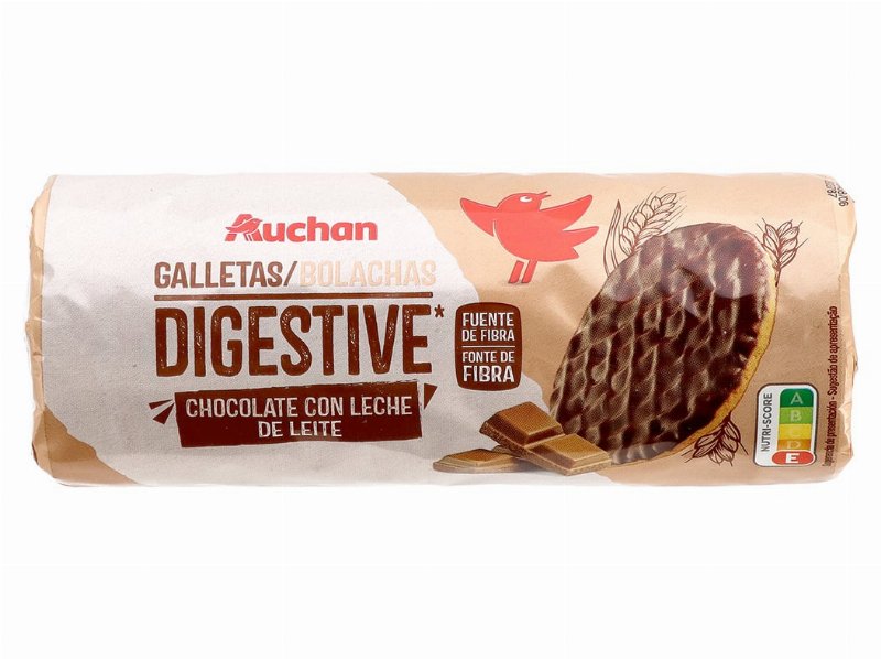 Bolacha Auchan Digestive Chocolate 300 g