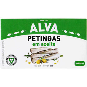Petinga Em Azeite Alva 62 gr