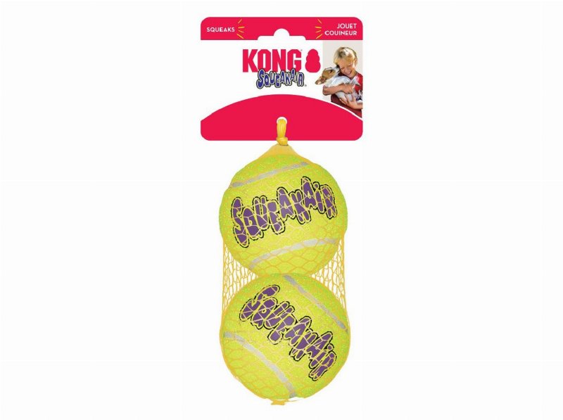 Brinquedo Para Cão Kong Squeaker Bola De Ténis Grande