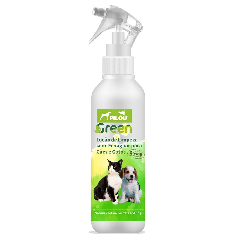Loção De Limpeza Sem Enxaguar Para Cão E Gato 200 ml